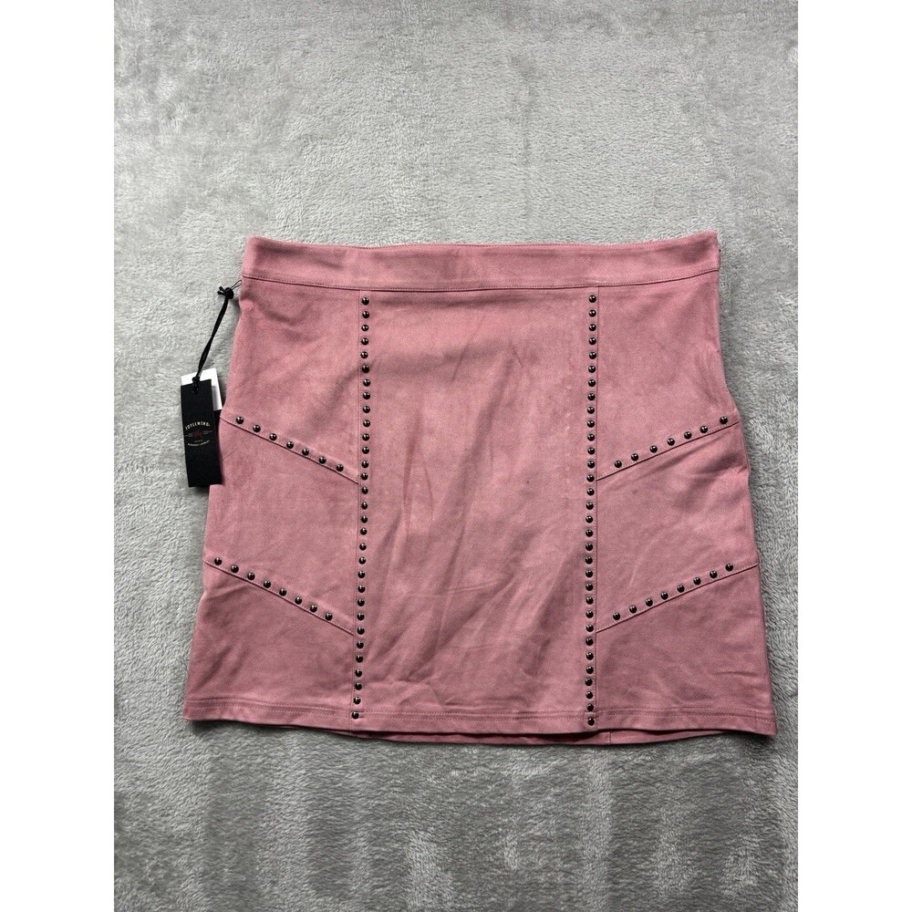 Idylwind Miranda Lambert Mauve Studded Skirt Womens XL New w Tags Western